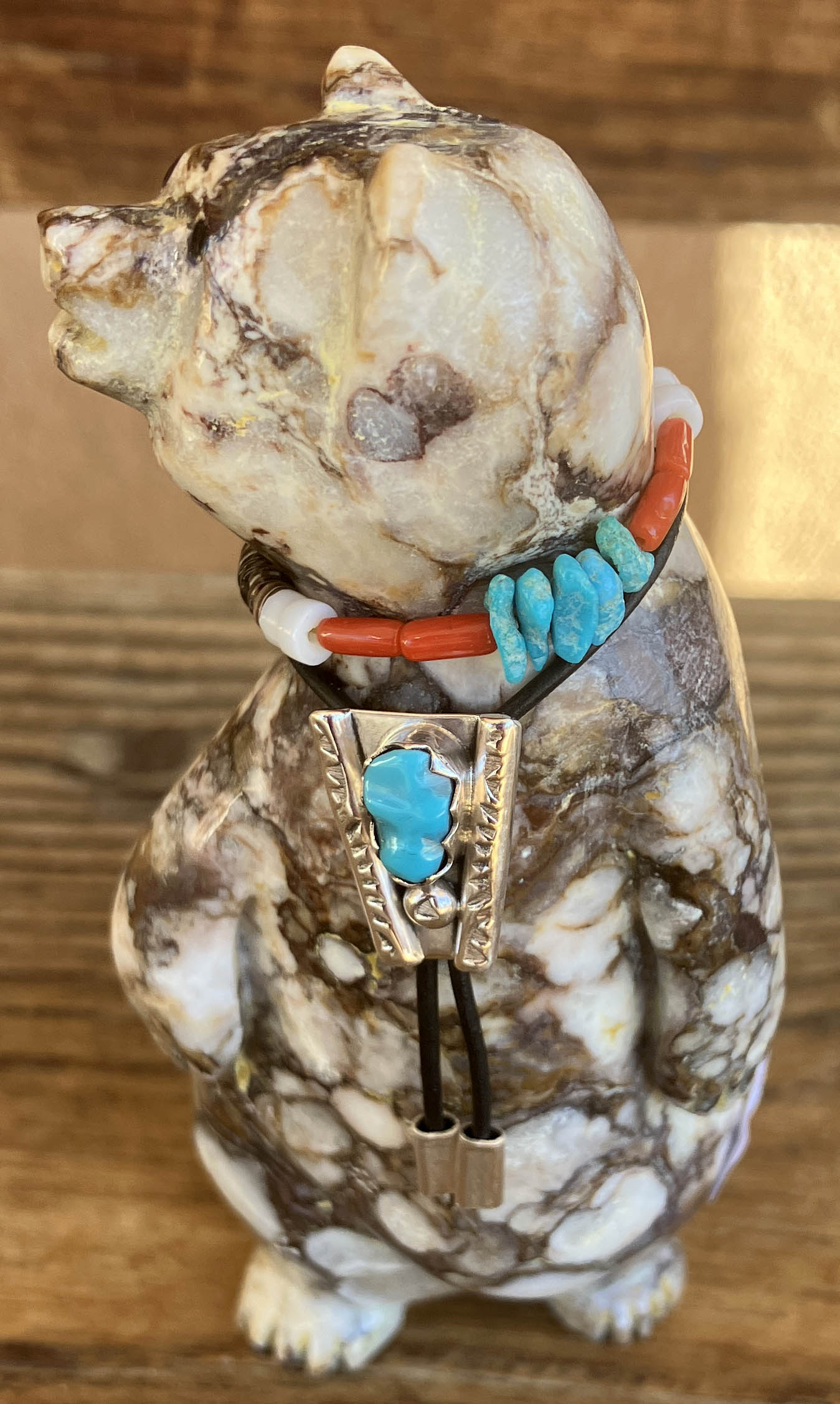 Eddie Hannaweeke | Zuni Standing Bear Fetish | Penfield Gallery of Indian Arts | Albuquerque, New Mexico